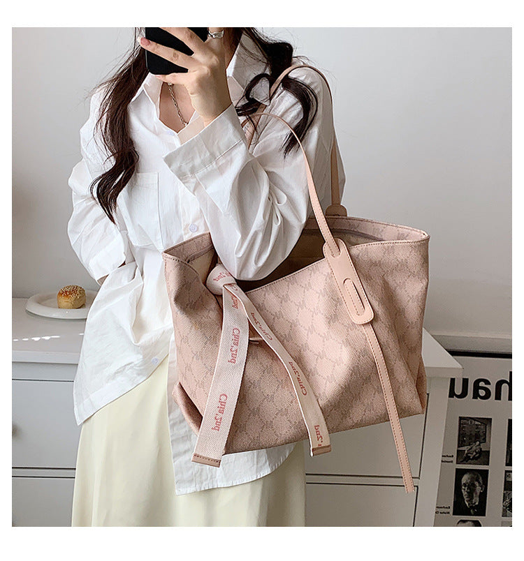 Hand Held Shoulder Bag New Underarm Large Bag